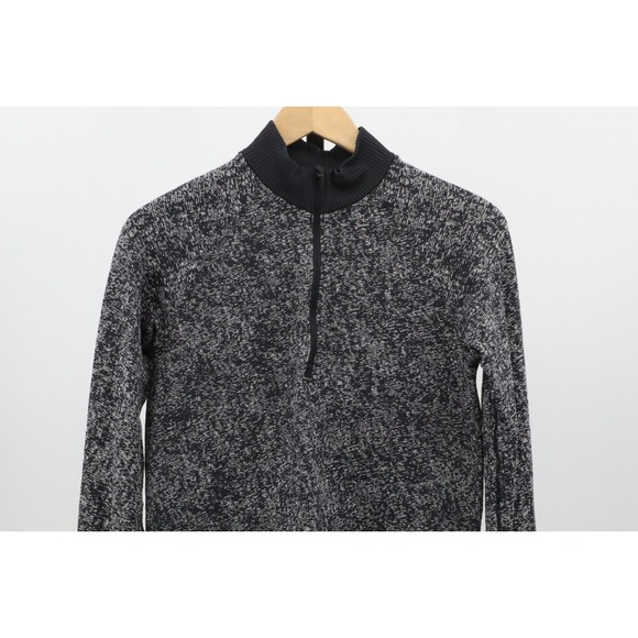 Lululemon Womens Rest Less 1/2 Zip Athletic Pullover Mock Neck Gray Size Medium - Picture 4 of 7